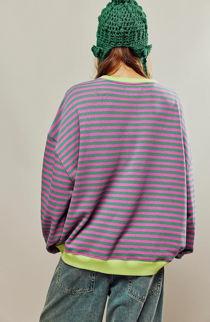 Mana - Oversize Striped Sweater